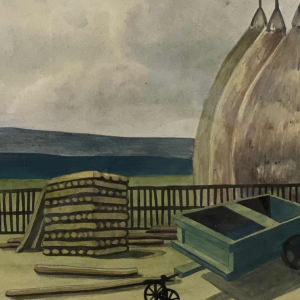 Léon ARROTIN (1912-1978) aquarelle