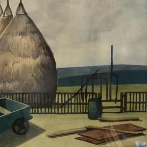 Léon ARROTIN (1912-1978) aquarel