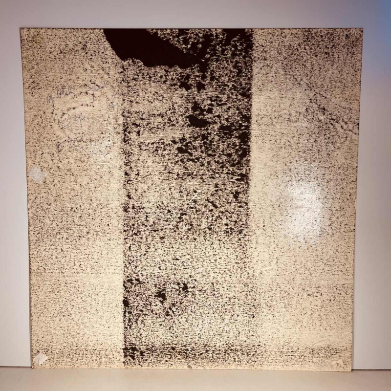 JAN BURSSENS, abstract schilderij, gemengde techniek op karton, midden 20e eeuw