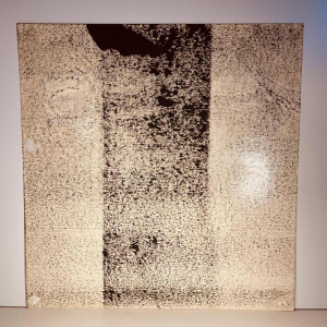 JAN BURSSENS, abstract schilderij, gemengde techniek op karton, midden 20e eeuw