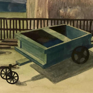 Léon ARROTIN (1912-1978) aquarelle