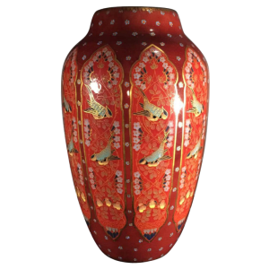 Emil Fischer, ceramic vase "tits" D253, Herend Pest before Zsolnay, 1880