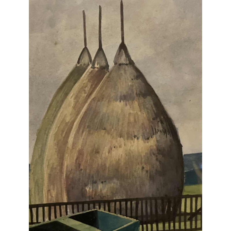 Léon ARROTIN (1912-1978) aquarel