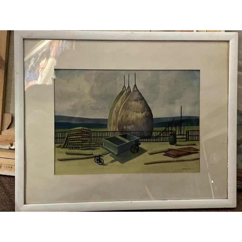 Léon ARROTIN (1912-1978) aquarel