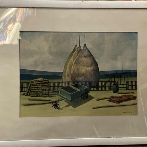 Léon ARROTIN (1912-1978) aquarel