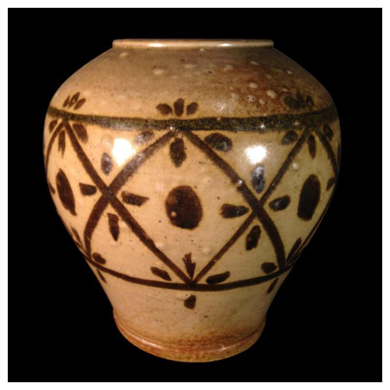 Eugène Paulus, Art Deco Africanist vaas, Bouffioulx steengoed, 1924