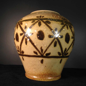 Eugène Paulus, vase africaniste Art Déco, grès de Bouffioulx, 1924