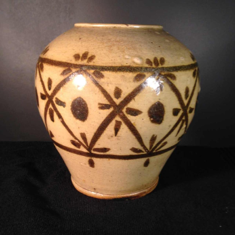 Eugène Paulus, vase africaniste Art Déco, grès de Bouffioulx, 1924