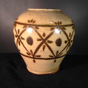 Eugène Paulus, vase africaniste Art Déco, grès de Bouffioulx, 1924