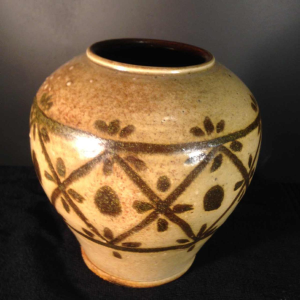 Eugène Paulus, vase africaniste Art Déco, grès de Bouffioulx, 1924