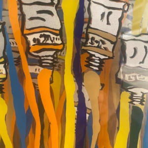 Arman Silkscreen On Plexiglass Rectangle