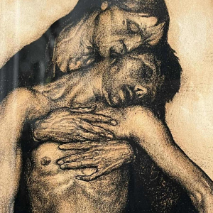 Anto CARTE, “Pietà“, lithograph on paper, 1921