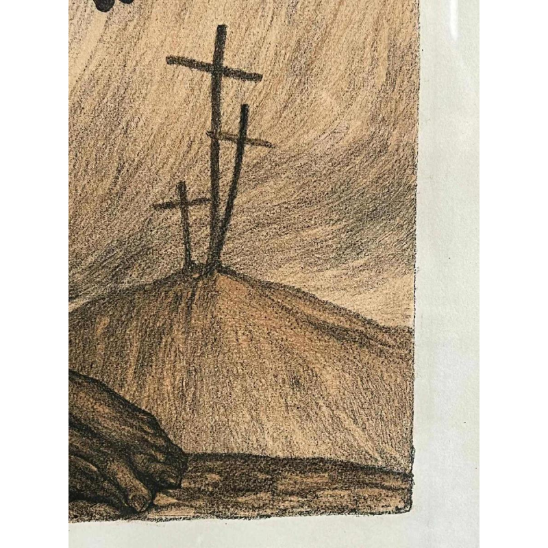 Anto CARTE, “Pietà“, lithograph on paper, 1921