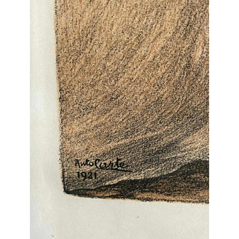 Anto CARTE, “Pietà“, lithograph on paper, 1921