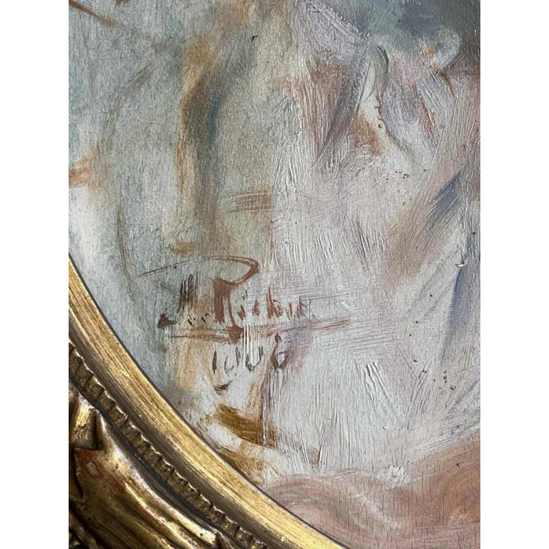 Herman RICHIR, “Portrait of a child“, oil on panel, 1906