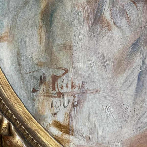 Herman RICHIR, “Portrait d’un enfant “, huile sur panneau, 1906