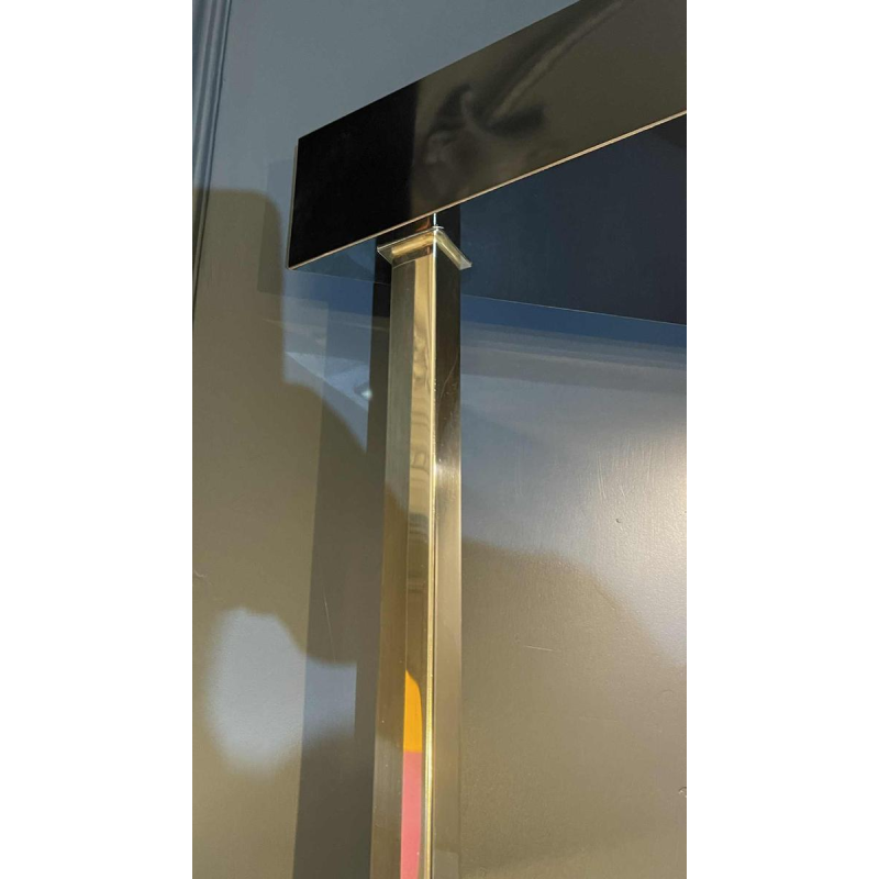 ROMEO REGA (attr) Etagère / Vitrine / Encoignure Design Hollywood Regency 1970s