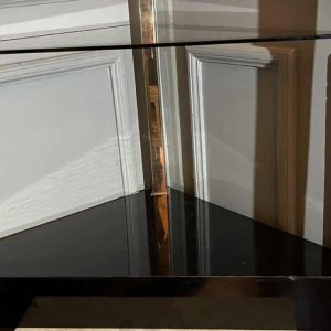 ROMEO REGA (attr) Etagère / Vitrine / Encoignure Design Hollywood Regency 1970s