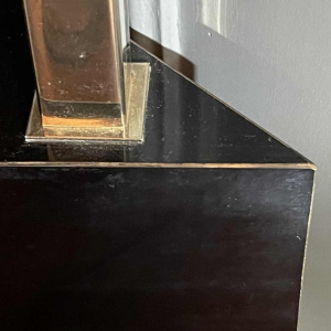 ROMEO REGA (attr) Plank / Vitrine / Hoekontwerp Hollywood Regency 1970s