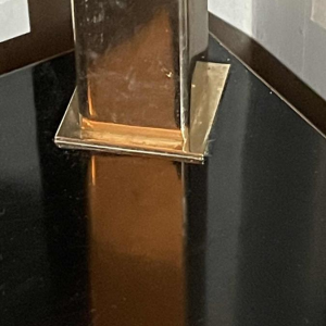 ROMEO REGA (attr) Etagère / Vitrine / Encoignure Design Hollywood Regency 1970s