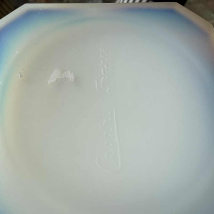 Cesari, vase / coupe Art Déco en verre opalescent, ca 1930