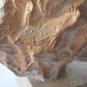 Paul Sersté (1910-2000) - Female bust in terracotta, signed