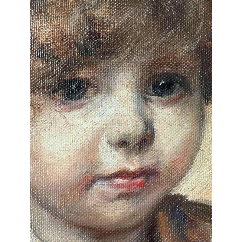 Herman Jean Joseph RICHIR, “Portret van een kind“, Olieverf op doek, 1933