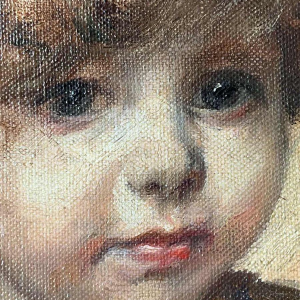 Herman Jean Joseph RICHIR, “Portret van een kind“, Olieverf op doek, 1933
