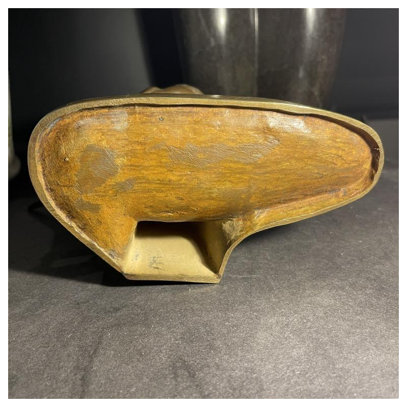 TUSCA 'Perruche' dier sculptuur vogel brons Art Nouveau Oostenrijk ca 1910