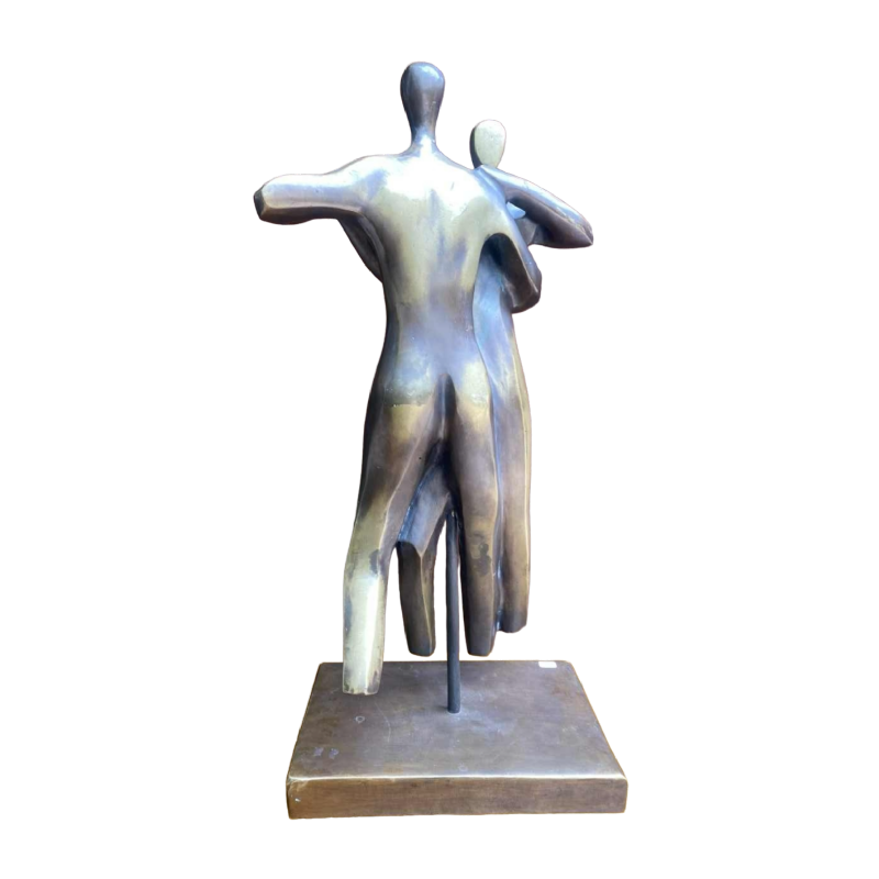 Miriam Garnier "Danseurs de Tango" sculpture en bronze, 20ème siècle