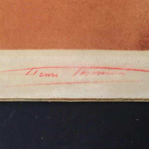 Henri Thomas ( artist's proof, Sanguine ), engraving on paper, circa 1900