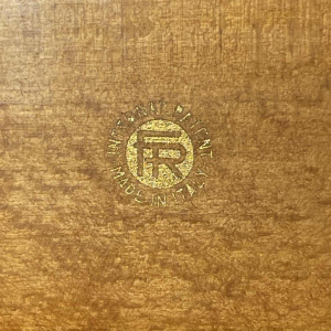 Ico & Luisa Parisi pour Fratelli Reguitti, valet de chambre en bois de noyer & laiton, ca 1960