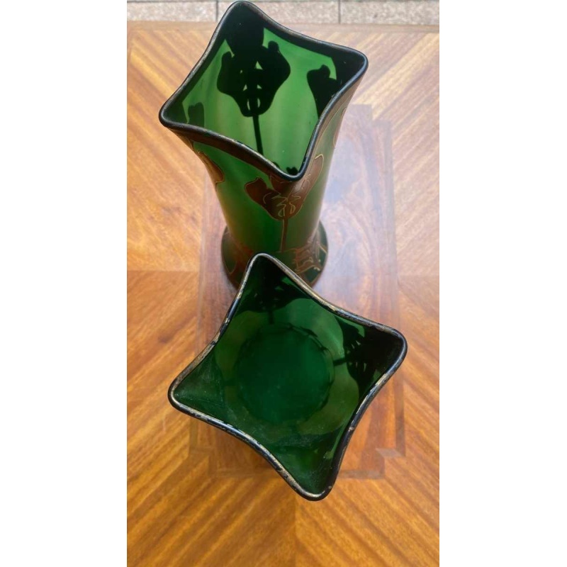 Paire de grand vases de François Théodore Legras Art Nouveau 1900