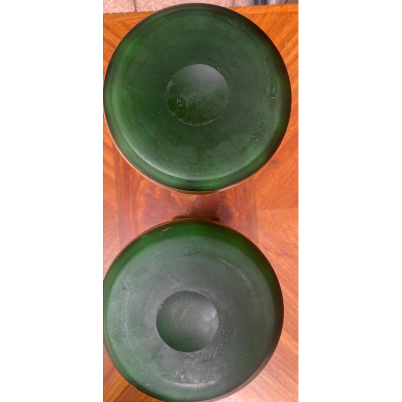 Pair of large vases by François Théodore Legras Art Nouveau 1900