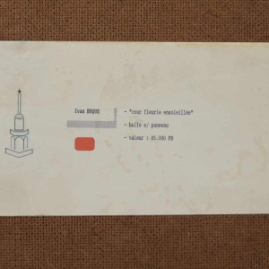 Ivan HUQUE, painting oil on panel, Liège school of landscape painting, 20th century