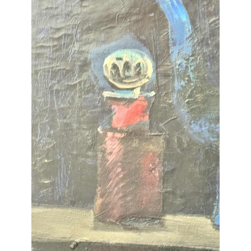 Luc PEROT 'compositie' schilderij olieverf op doek, ca 1950/60