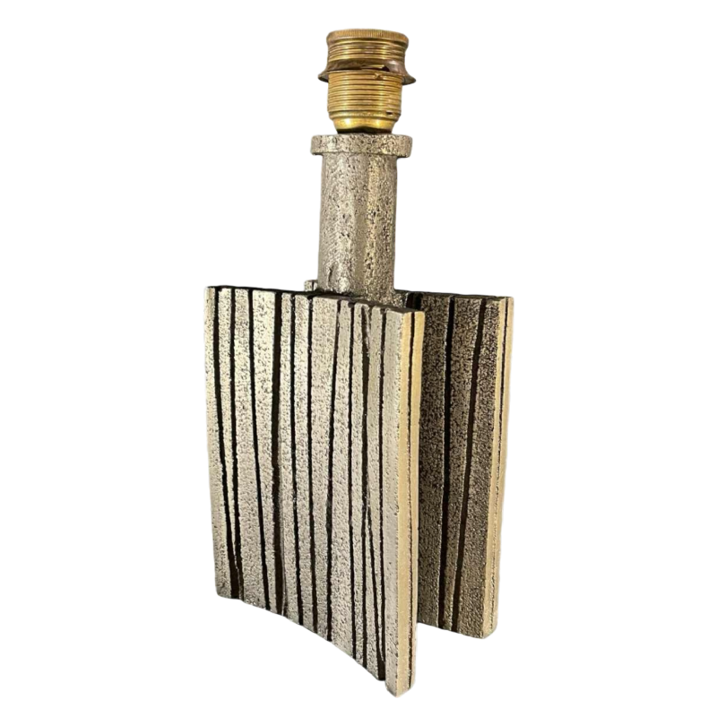 WILLY CEYSENS, Lampe à poser de style brutaliste en fonte d'aluminium, ca 1970