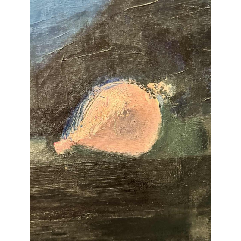 Luc PEROT 'composition' tableau huile sur toile, ca 1950/60