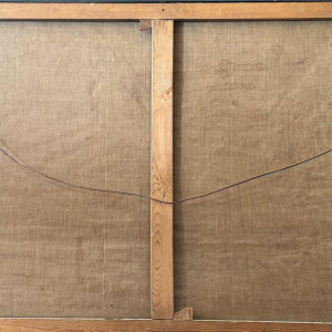 Luc PEROT 'composition' tableau huile sur toile, ca 1950/60