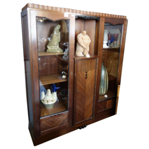 vitrine / bibliotheque Art Déco, style secession viennoise circa 1910