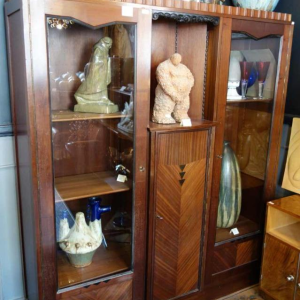 Art Deco showcase / bookcase, Viennese secession style, circa 1910