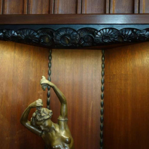 Art Deco showcase / bookcase, Viennese secession style, circa 1910