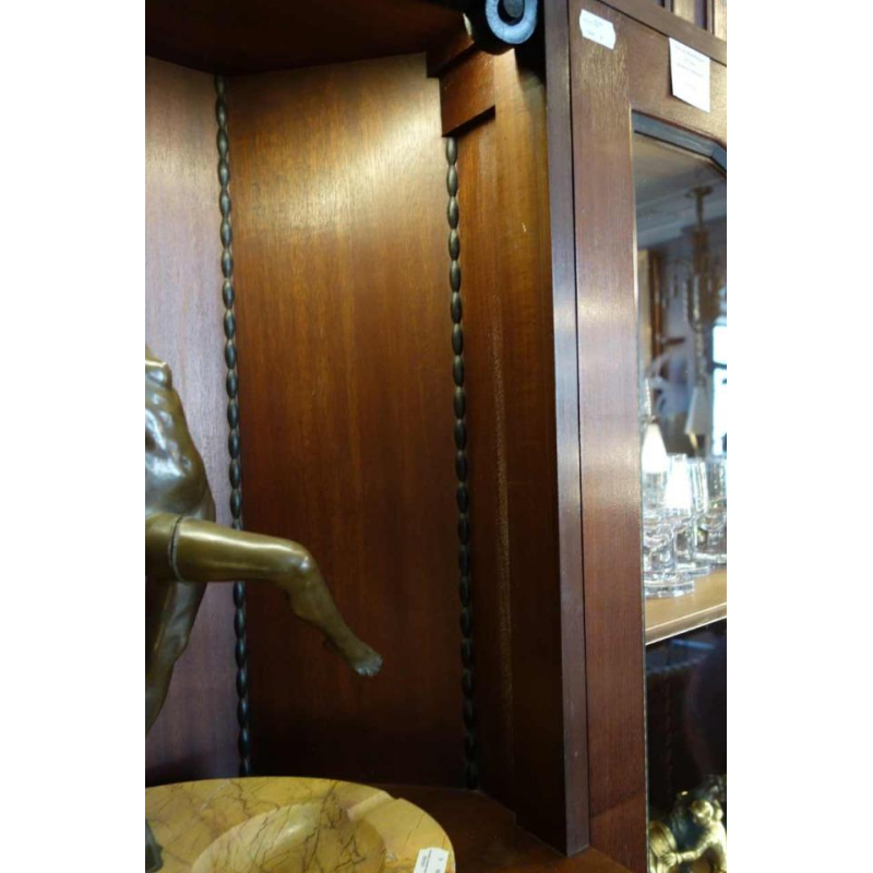 Art Deco vitrine / boekenkast, Weense afgescheiden stijl, rond 1910