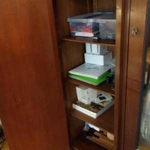 Art Deco showcase / bookcase, Viennese secession style, circa 1910