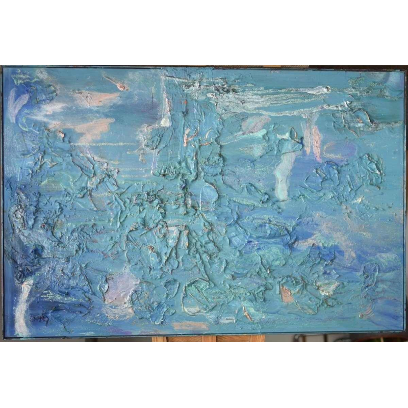 Pascal COURCELLES (1956) - 76 x 114 cm - acrylique et huile sur aluminium -