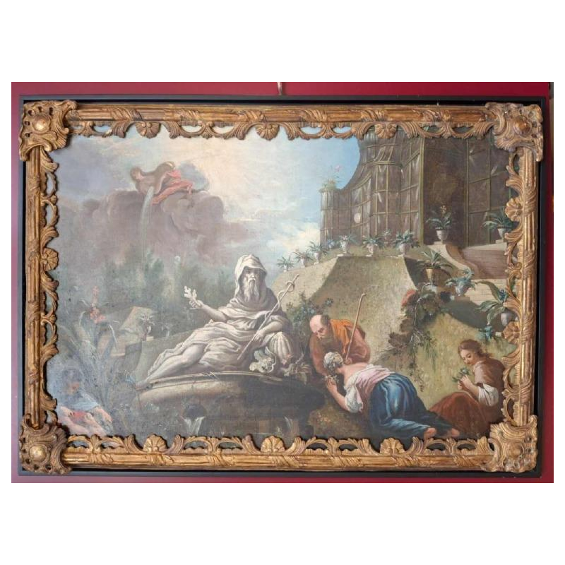 Jaques de Lajoue (gevolg van), schilderij, olieverf op doek, 18e eeuw