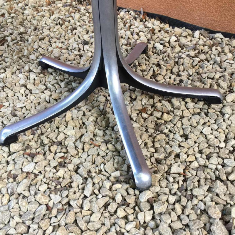 OSVALDO BORSANI pour TECNO "Modus Office" Chaise Pivotante de Bureau Noire 1970