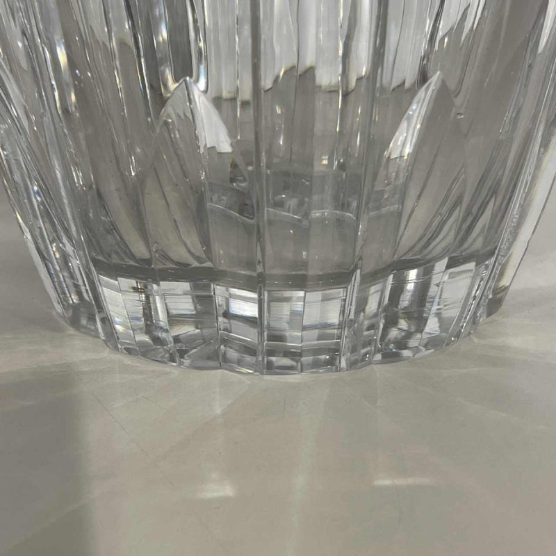 Joseph Simon for Val Saint Lambert, Art Deco vase in clear cut crystal, ca 1925