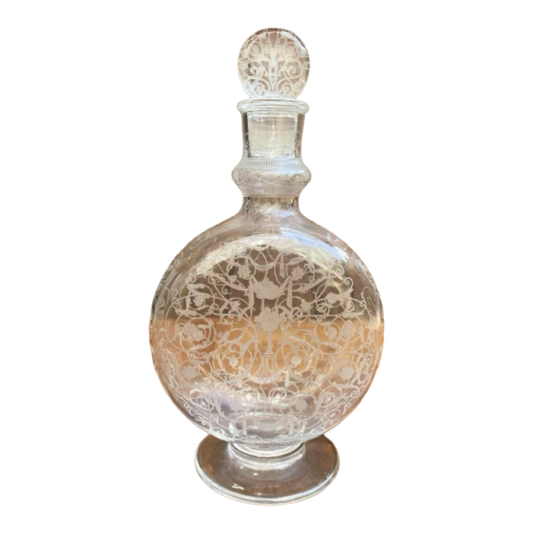 Baccarat "Michelangelo" carafe en cristal, décor gravé