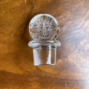 Baccarat "Michelangelo" carafe en cristal, décor gravé